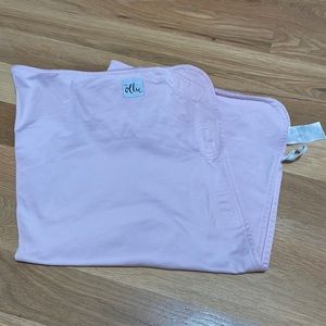 Pink Ollie swaddle